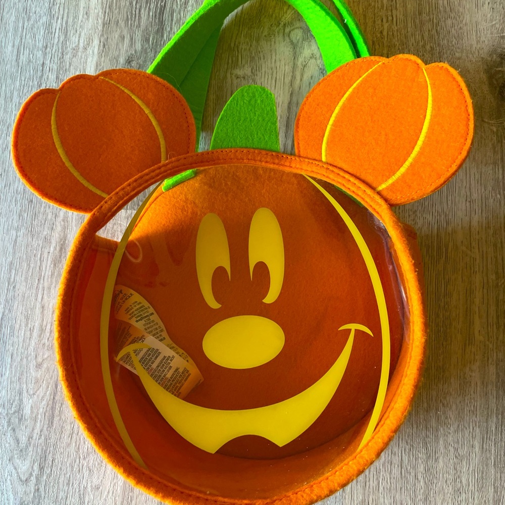 Disney Mickey Pumpkin Treat Bag